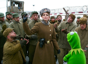 Tina Fey in Muppets Most Wanted